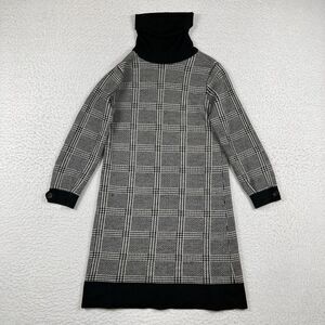 Peter Millar Dress Womens Small‎ Black White Merino Wool Sweater Career Luxury